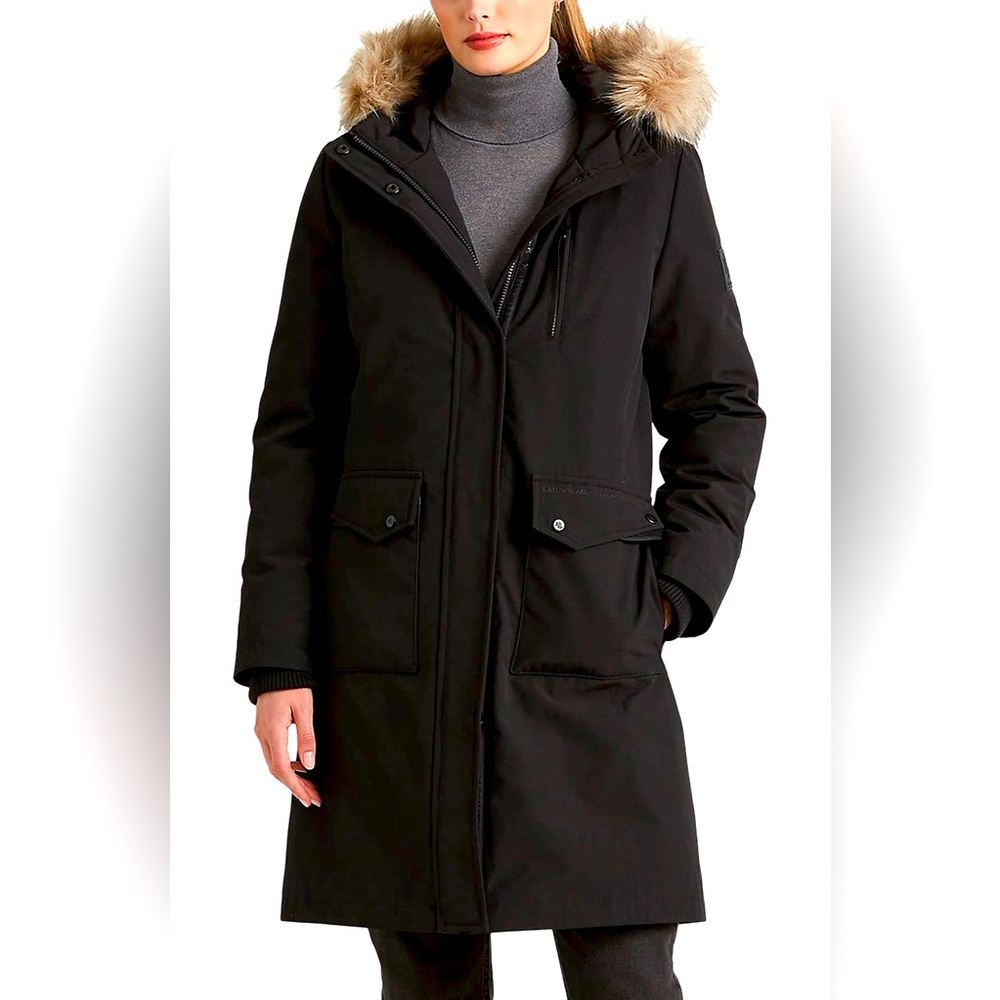 Ralph Lauren Fur Trim Winter Jacket